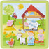 HABA Peter and Pauline's Farm Magnetic Game with 4 Background Scenes in Storage Tin