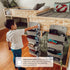 Delta Children 4 Pocket Over The Door Hanging Organizer, 2 Pack, Easy Storage Solution, Beige
