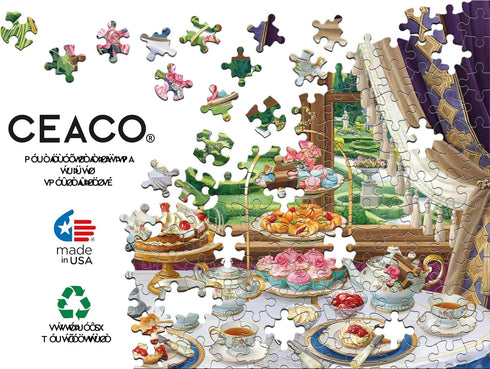 1000 Ceaco - English Breakfast - Oversized Piece Jigsaw Puzzle