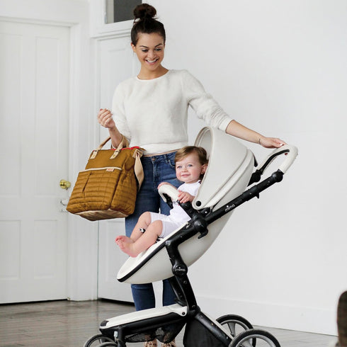 maman Designer Diaper Bag with Changing Pad