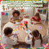 Fullhawl 24 Mexican Puzzles Color Your Own Puzzles Cinco De Mayo DIY Jigsaw Crafts with Stackable Crayons and Bags