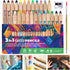 3 1 24 Set 3 In Colouring Pencils - Colours inc. Brush and Sharpener - Non-Toxic and Vegan for Ages And Up
