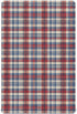 Vdsrup Crib Sheets for Boys Girl Red Blue Beige Plaid Neutral Mini Crib