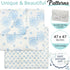 Set Luxury Baby Bath & Swaddle The for New Parents - Light Blue