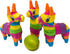 Podzly Mini Donkey Pinatas, 3-Pack for Cinco de Mayo and Mexican-themed Events