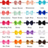 CÉLLOT Baby Girls Headbands, Grosgrain Ribbon Big Bow Hair Bands, 4.5" Pack of 20
