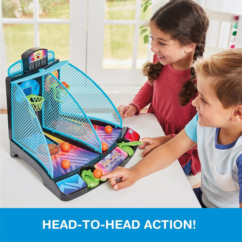Game Zone Arcade Basketball - Fast-paced Tabletop Multiplayer Game for Ages 6+ - Indoor & Outdoor Skill Game
