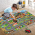 Oriate Kids Toy Dream Mat - Multi Color Monster Truck Activity Playmat, Ideal Educational Floor Mats for Children