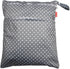 Damero 2pcs Wet and Dry Bag, Travel Bag with Handle for Cloth Diaper, Pumping Parts, Clothes, Gray Dots