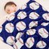 26.5 40 Inches Baseball Baby Blanket for Boys Girls Soft Fleece Minky Blanket with Dotted Backing Double Layer Newborn
