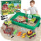 Aliex Farm Sensory Bin, Farm Sensory Kits Toy with 2.2lbs Play Sand,