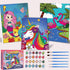3 Pack Paint-by-Numbers Kit for Kids, 8x10 Inch Framed Canvas with 24 Acrylic Paint Pots, 6 Brushes, Art Set