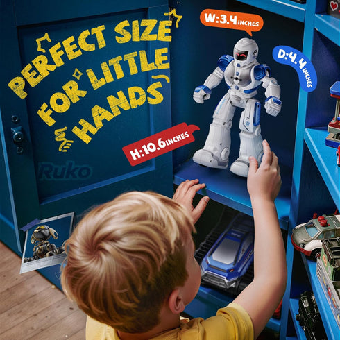 6088 Programmable 3-6 Ruko Robot, Gesture Sensing Intelligent Remote Control Robot for Kids Years, Christmas Birthday