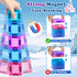 Set 40PCS 3 4-5 6-8, Mini Magnetic Tiles Travel with Iron Box Princess Castle Pretend Girl Play Toys Age Educational