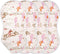 Mazeann Cowgirl Western American Burp Cloths Baby Boys Girls Absorbent Soft Cotton Burping