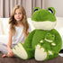 36.2'' 3Ft Set MorisMos Large Frog Stuffed Animals Plush, Giant Stuffed Frog Plush Toy with Baby for Girl Boy Kid