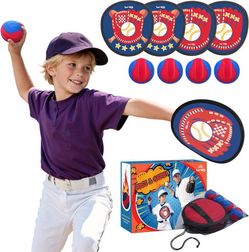 Twinkoo Toss and Catch Ball Game Set for Kids 3-5, Kids Toddler