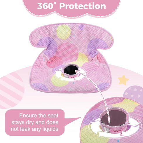 Piddle Pad Car Seat Liner, Waterproof Soft Car Seat Protector for Potty Training, Travel-Friendly Baby Toddler Carseat