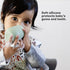 ezpz Tiny Cup (Blue), 100% Silicone Training Cup for Infants, 4 months +, Baby-led Weaning Essentials