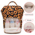 Backpack, Sunflower Diaper Bag Womens Large Waterproof Maternity Baby Nappy Bags