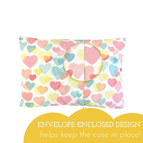 Little Sleepy Head Youth Pillow Case, 100% Cotton & Hypoallergenic, Snug Fit Envelope Pillowcase for Youth Pillow