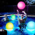 3 Otters 4PCS Light Up Beach Balls, 12" Glow Pool Balls with Remote Control for Kids Summer Parties