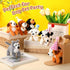 12 Set Mini Plush Toy Stuffed Animals: Adopt a Dog Set with 12 Pcs Stuffed Dogs, Boxes & Birthday Hats