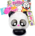 Fluffie Stuffiez Panda Small Collectible Feature Plush - Surprise Reveal Unboxing with Huggable ASMR Fidget DIY Fur Pulling, Ultra Soft Fluff