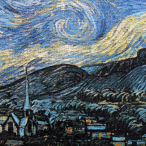 Starry Night by Vincent Van Gogh Jigsaw Puzzle 1000 Piece for Adults - Moruska