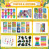 192Pcs Set 4-8-12 BenLouis Kids Party Favors Mini Coloring Books Crayon Slap Bracelets Stickers Bulk for Kids Classroom