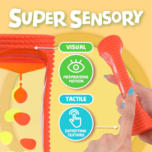 BUNMO Liquid Motion Bubbler with Sensory Texture, Liquid Timer, Sensory Toys for Autism, Calming Exploration