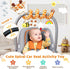 6-12 Stuffed Spiral Car Seat Baby Toys Months, Infant Giraffe Sensory Toys Hanging Stroller Accessories, Newborn Shower