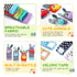 Baby Wrist Rattles Foot Finder Socks Set, Arm Hand Rattle and Ankle Socks for Babies 0-6 Months