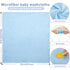 36 Pack 10 10 Inch Baby Washcloths x Microfiber Coral Fleece Baby Towels Bath Face Towel Absorbent Soft Kids Washcloths