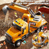 3-5 4-6, 2-4 4-7 1-3 JUKUDAHU Excavator Toys for Boys Aged Play Excavator with Light and Sound, Toy Truck Construction