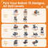 Sillbird 8-13, 15-in-1 212 Solar Robot Building Kit STEM Gift for Boys Aged DIY Science Educational Robotic Toy