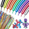 100Pcs 260 Metallic Long Balloons, Thickening Skinny Latex Twisting Balloons for Animals Modeling & Party Decorations