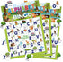 Animal Bingo Game for Toddlers and Adults, 24 Players Animal Bingo Cards, Jungle Safari Party Game for Family