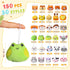 Libima Mini Stuffed Animals Sea Animal Plush Keychain Set, 150 Pcs for Carnival Birthday Classroom Prizes