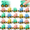 20 Pack Dinosaur Pull Back Car for Classroom Prizes, Party Favors for