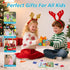 Set Mini Magnetic Tiles Toddler Travel Toys with Iron Box, STEM Educational Travel Building Toys for Kids, Travel