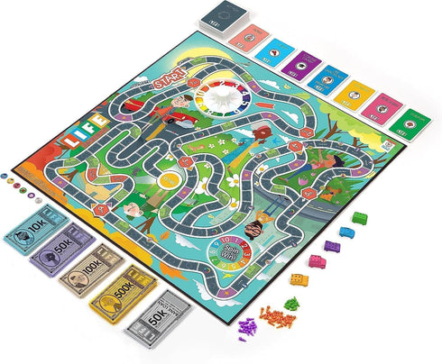 Joy for All The Game of Life Generations - Board Game for Seniors with Easy to Read Action Cards