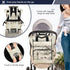 Jihqo Backpack 10L Diaper Bag West Desert with Cowboys Travel Diaper Bags for Women, Functional Baby Changing Bag