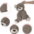 14" 3.5 Niuniu Daddy | Pound Weighted Teddy Bear Stuffed Animal for Kids Adults, Giant Brown Bear Plush Toy Body