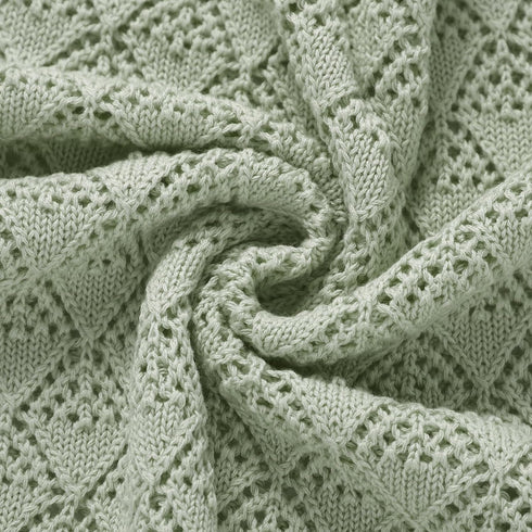 Neiwech 40 30 Inch Cotton Cellular Baby Blanket Knitted Swaddle Crib Nursery Receiving Blankets for Newborn Boy Girl x
