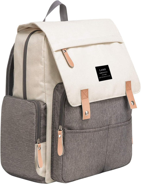 Alexia Land Backpack Diaper Bag Large Capacity for Baby Care Wide Open Design and Waterproof Fabric For Mom Dad (New