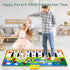53'' 23'' 8 1 2 3 4 5 M SANMERSEN Piano Mat, x Musical Toys for Toddlers Floor Piano Touch Playmat with Animal Sounds