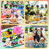36 Summer Summer JULMELON PCS Crafts, Rainbow Scratch Art Gifts Magic Color Ice Cream Scratch Cards DIY Sweet Candy