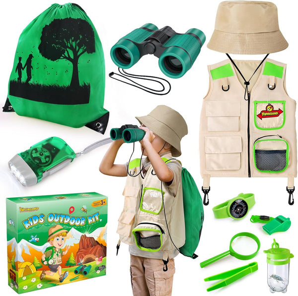 YOPINSAND Kids Explorer Kit & Bug Catcher Kit, Kids Camping Gear, Outdoor