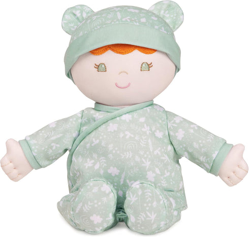 GUND Baby Sustainable Baby Doll, Plush Doll Made from Recycled Materials for Babies & Newborns, Green, 12”
